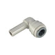 John Guest Stem Elbow - 3/8" Push - Fit x 3/8" Stem - Filter Flair