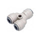 MCM Two - Way Divider - 3/8" Push Fit - Filter Flair