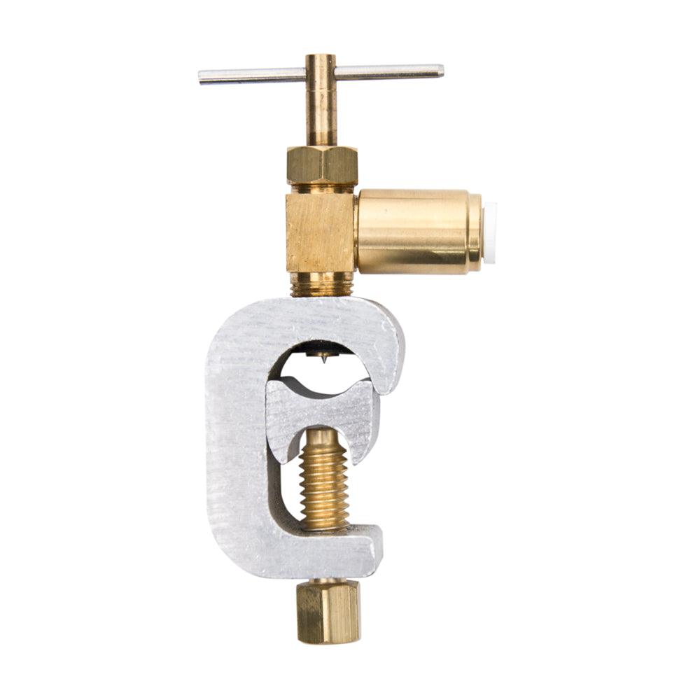 Self Piercing Install Valve 15mm Pipe to 1/4" Push Fit Buy Now