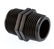 3/4" BSP PVC Equal Hex Nipple With Gasket - Filter Flair