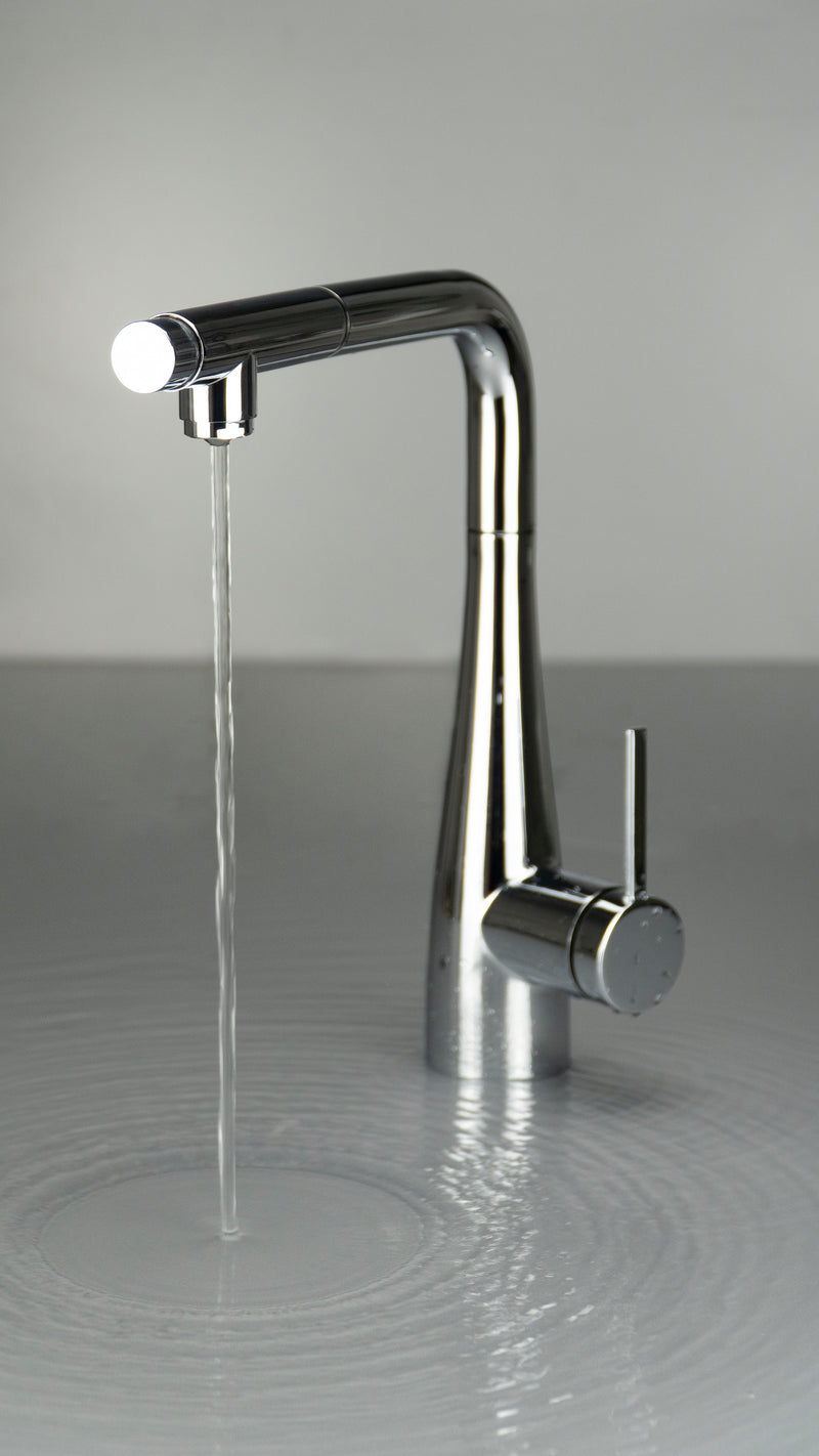 Deante Eridan 3 Way Filtered Water Tap with Pull Out Hose