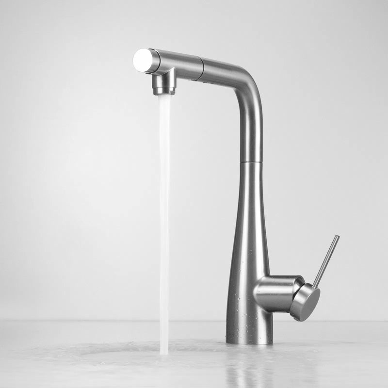 Deante Eridan 3 Way Filtered Water Tap with Pull Out Hose