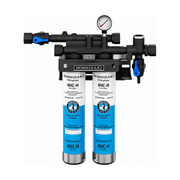 Hoshizaki H9320-52 double 4HC-H ice machine water filter system with manifold and pressure gauge