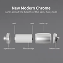 Aqua Prime ANTISCALE Shower Filter - Removes Chlorine & Limescale | Universal Fit | 6 - Month Protection - Filter Flair