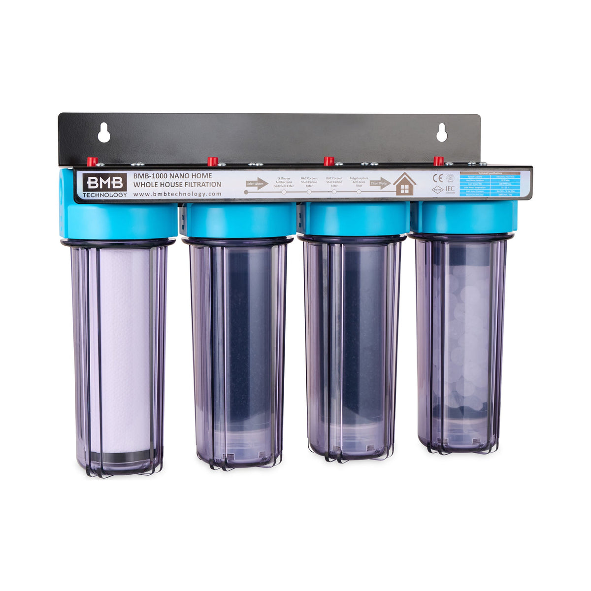 BMB-1000 Hydra: Whole House Water Filtration System