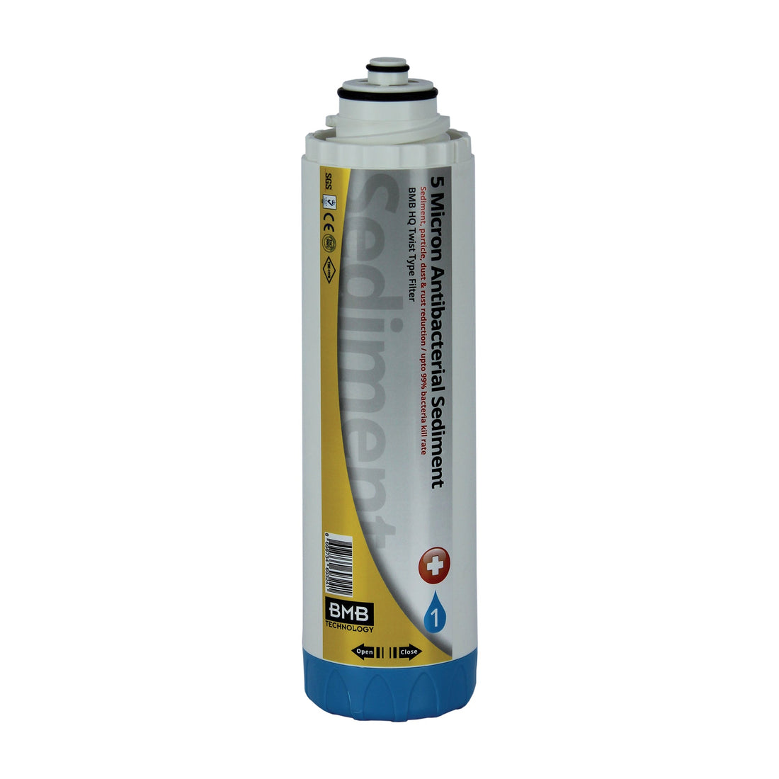 BMB HQ Twist Antibacterial Sediment Filter - Filter Flair