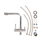 Deante Vista 3 Way Filtered Water Tap in Chrome - Filter Flair