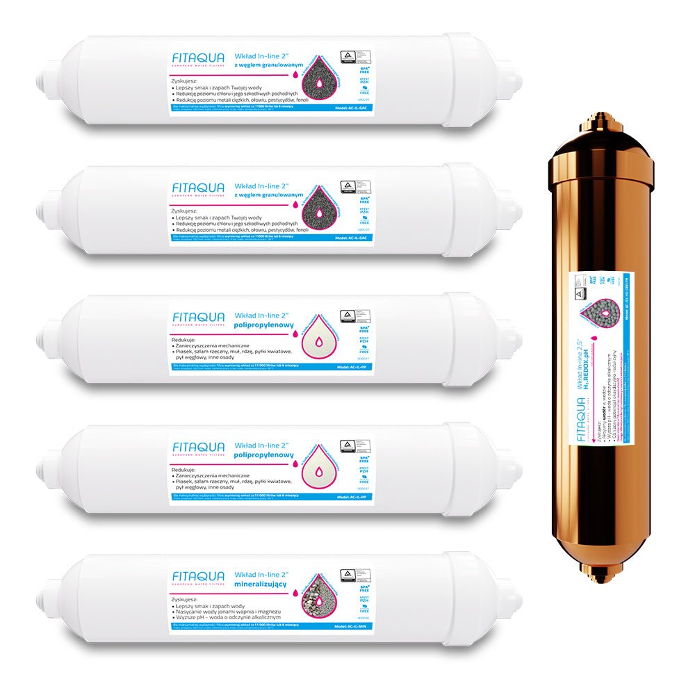 Fit Aqua 7 Stage REDOX RO Complete Replacement Set - Filter Flair