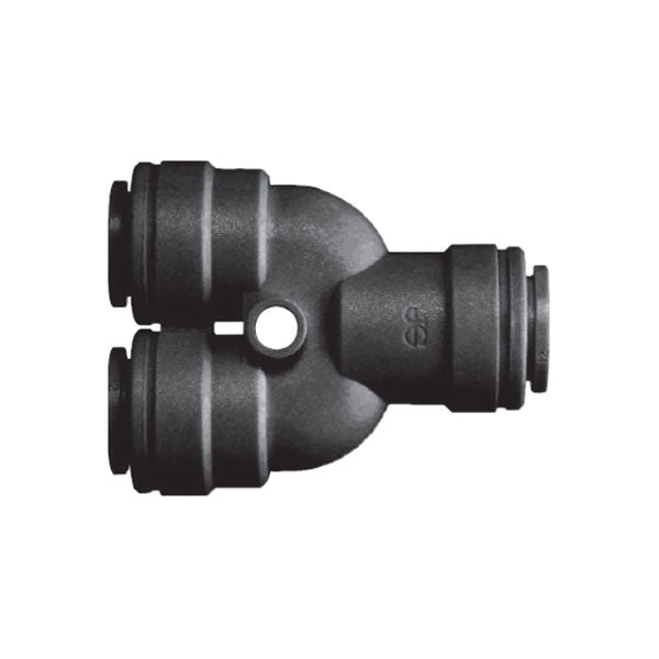 John Guest Equal Two - Way Divider - 12mm Push Fit - Filter Flair
