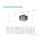 John Guest Male Adapter - 1/4" BSP x 3/8" Push Fit - Filter Flair