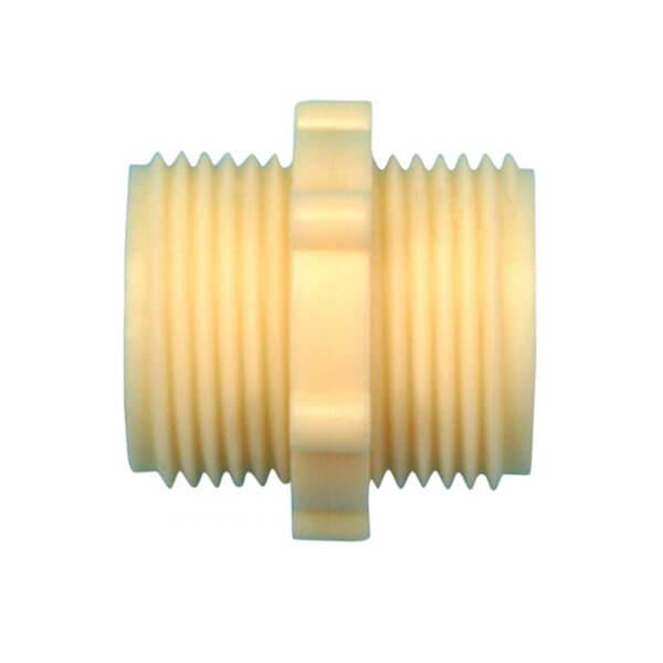 3/4" Equal Hex Nipple - Parallel Thread - Filter Flair