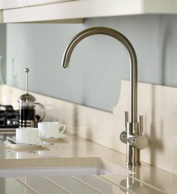 Abode PRONTEAU 3 IN 1 Boiling Water Tap - Prostream - Brushed Nickel - Filter Flair