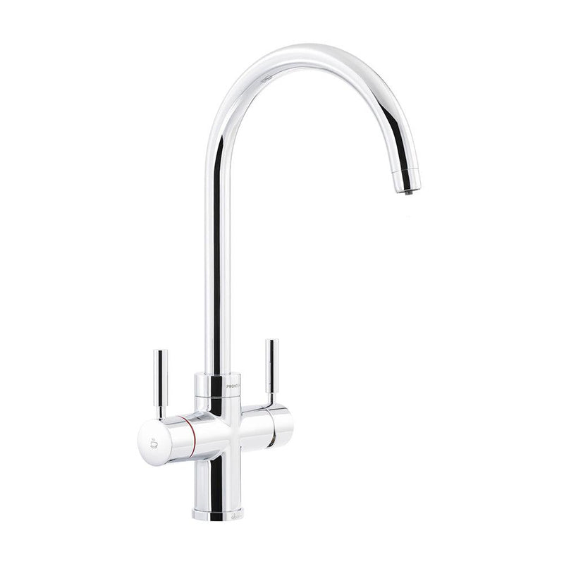 Abode PRONTEAU 3 IN 1 Boiling Water Tap - Prostream - Chrome - Filter Flair