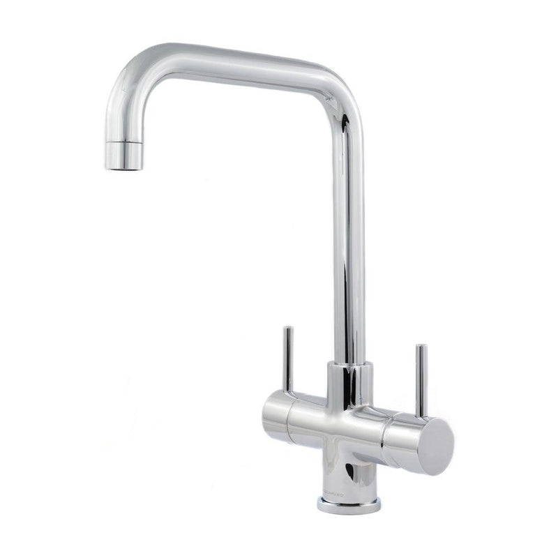 Acquapuro Monza 3 Way Filtered Water Tap in Chrome - Dual Lever - Filter Flair