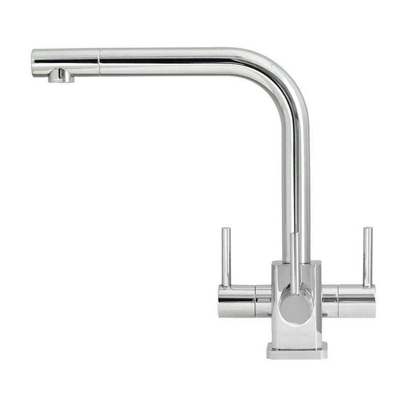 Acquapuro Sorrento SQ 3 Way Filtered Water Tap in Chrome - Filter Flair