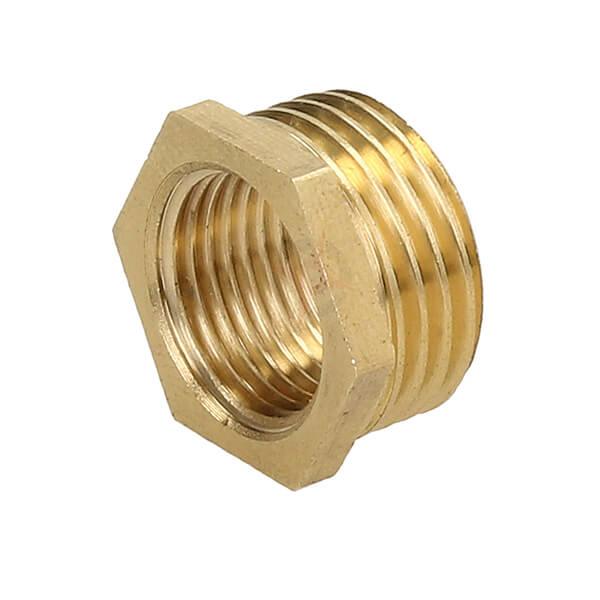 Brass Reducing Bush - 1/2" BSP Male x 3/8" BSP Female - Filter Flair