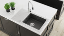 Deante Aster Swan Neck 3 Way Filtered Water Tap in Chrome & Black - Filter Flair