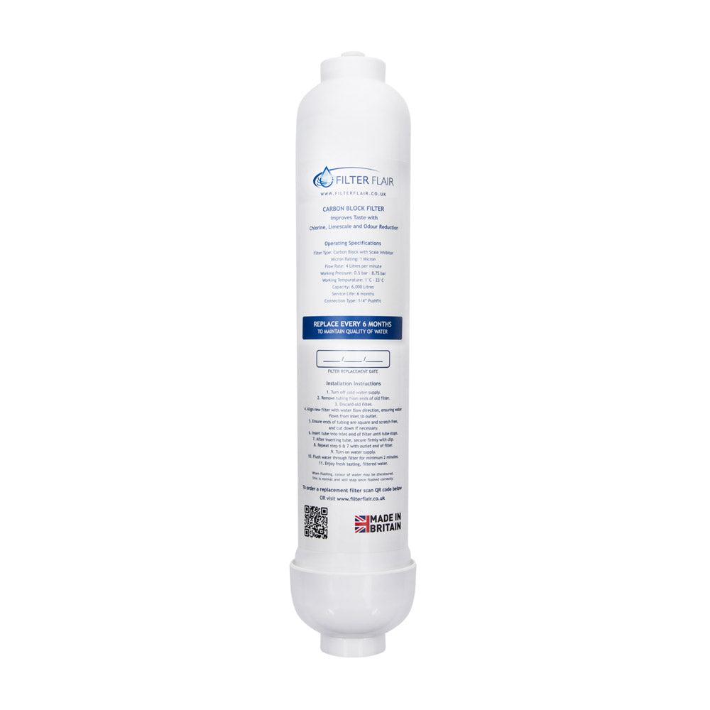 Filter Flair 1 Micron CB Filter with Scale Inhibitor - 1/4