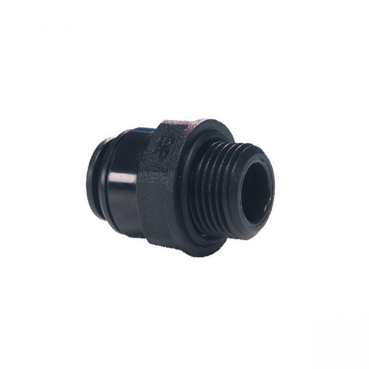 John Guest 8mm Push Fit x 3/8" BSP Male Straight Adapter 