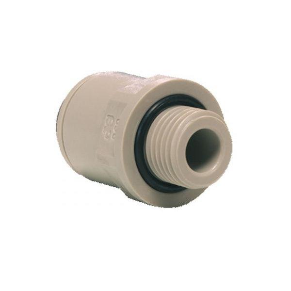John Guest Male Adapter - 1/4" Male BSP (Flat End) x 1/4" Push Fit - Filter Flair