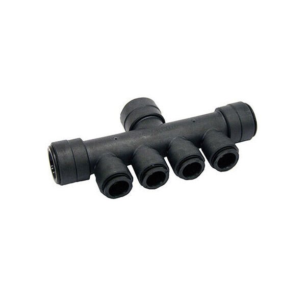 John Guest Speedfit 4 Way Rail Manifold - 22mm x 10mm Push Fit - Filter Flair