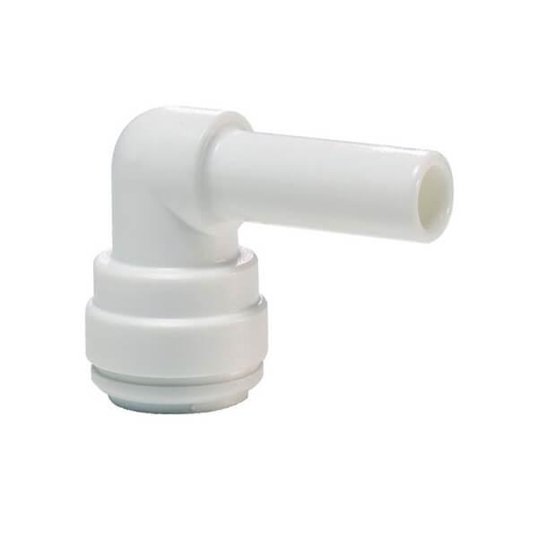 John Guest Stem Elbow - 1/4" Push-Fit x 1/4" Stem - Filter Flair