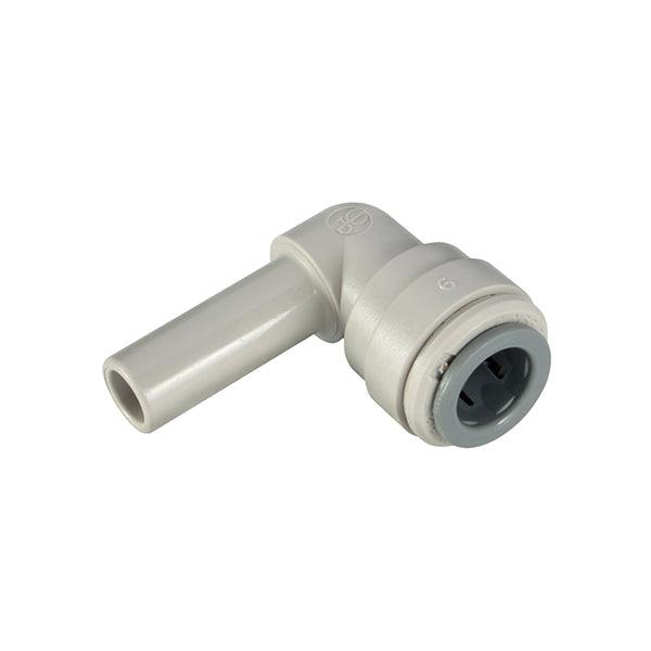 John Guest Stem Elbow - 3/8" Push - Fit x 3/8" Stem - Filter Flair