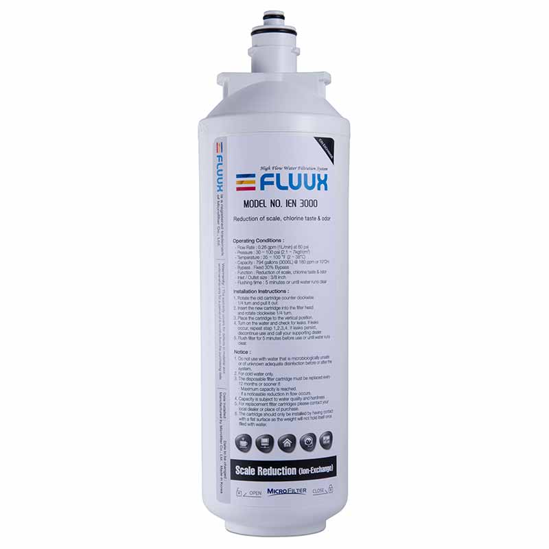 Microfilter FLUUX IEN 3000 Ion Exchange Filter Cartridge - Filter Flair