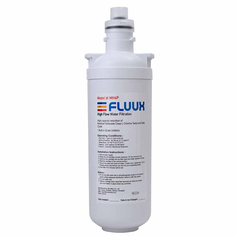 Microfilter MH4P High Flow 1 Micron Carbon Block Replacement Water Filter Cartridge - Filter Flair