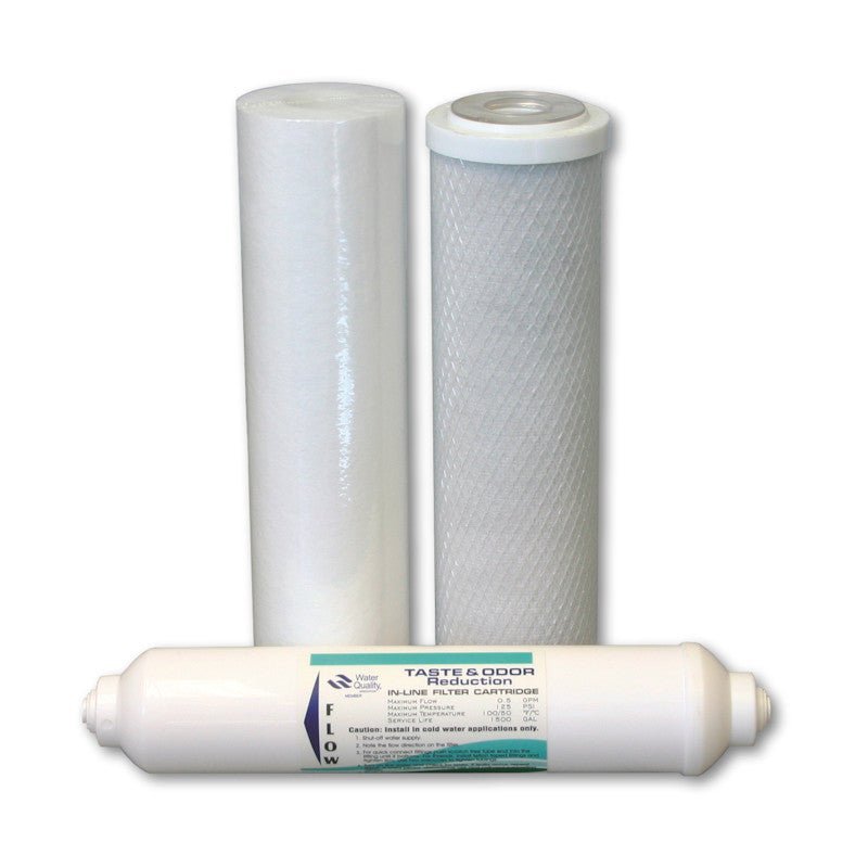 Replacement Filter Set for 4 Stage Reverse Osmosis System - Filter Flair