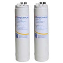 SPECTRUM PTL-CB Twist Lock Carbon Block Replacements 2 Pack - Filter Flair
